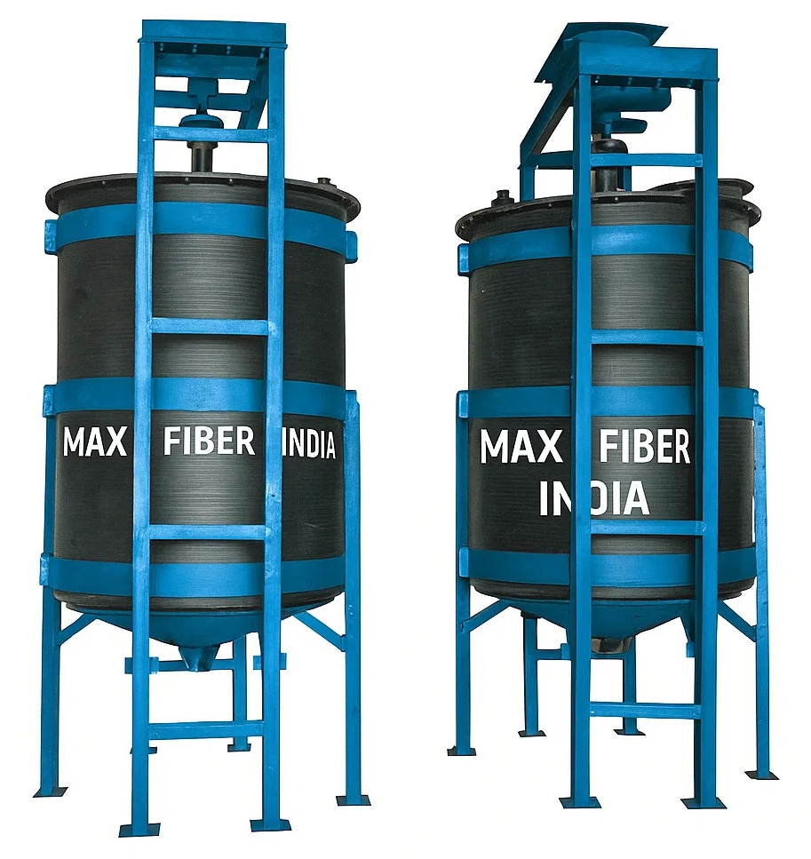 HDPE SPIRAL REACTION VESSLES - MAX FIBER INDIA