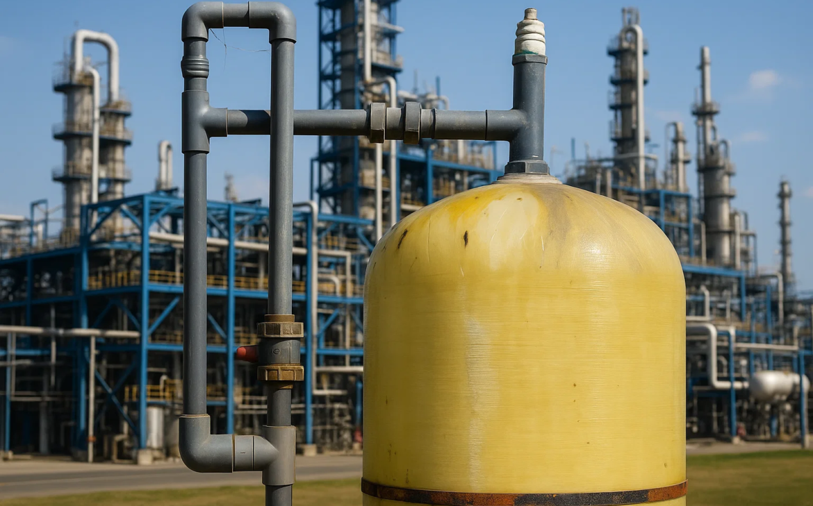 FRP Molded Water Storage Tank Leakage Repairing_02_MAX FIBER INDIA