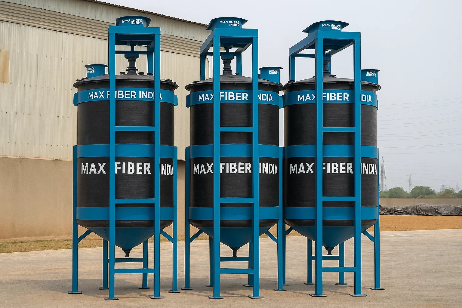 HDPE VESSELS MANUFACTURER - MAX FIBER INDIA