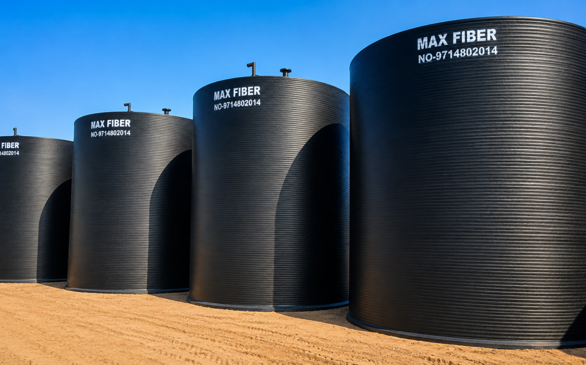 1KL TO 100 KL HDPE SPIRAL TANK MANUFACTURER INDIA - MAX FIBER INDIA