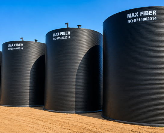 1KL TO 100 KL HDPE SPIRAL TANK MANUFACTURER INDIA - MAX FIBER INDIA
