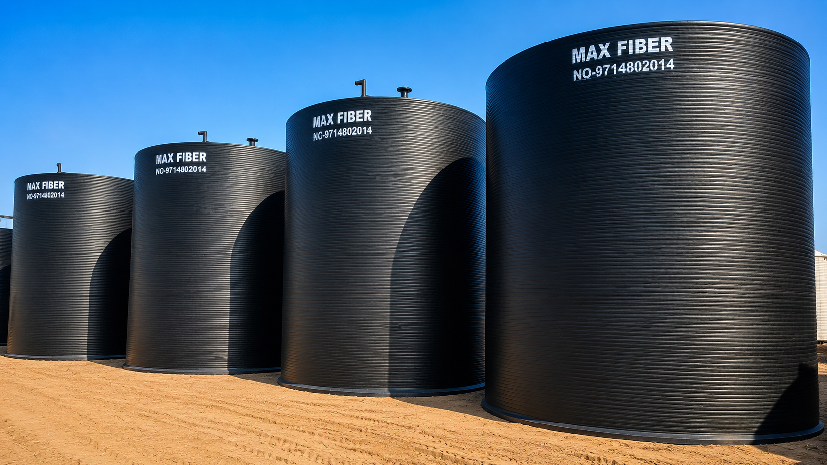 1KL TO 100 KL HDPE SPIRAL TANK MANUFACTURER INDIA - MAX FIBER INDIA