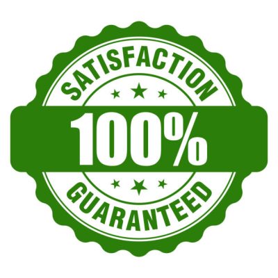 100 % Satisfaction 100% SATISFACTION